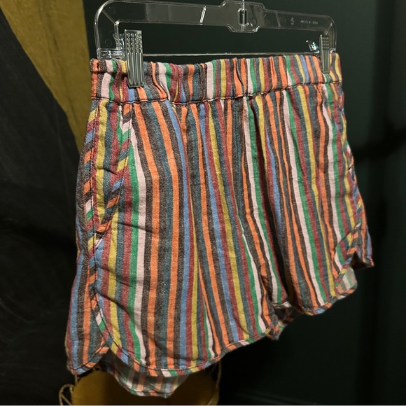 Madewell Pull-On Shorts in Retro Stripe - Picture 4 of 6